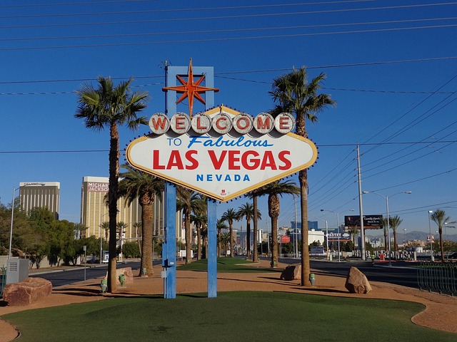 las vegas, sign, las vegas sign, usa, welcome sign, road, blue road, blue welcome, las vegas, las vegas, las vegas, las vegas, las vegas